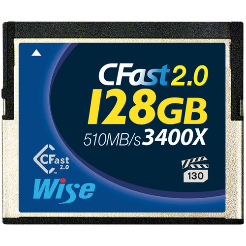 Wise 128GB Cfast 2.0 Card - Cinegears, Complete Wireless Solution